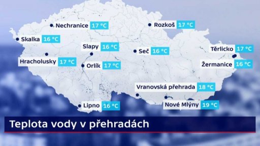 Počasí v následujících dnech