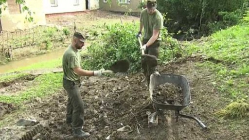 Úklid po povodních