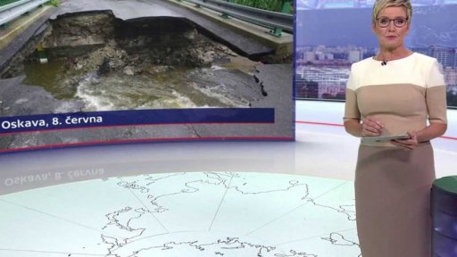 Silný déšť a záplavy v ČR
