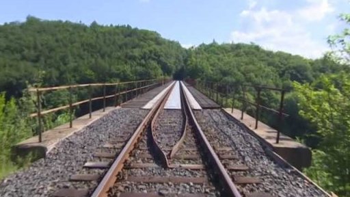 Trať na Moldavu v Krušných horách