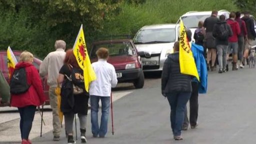 Protest proti jadernému úložišti