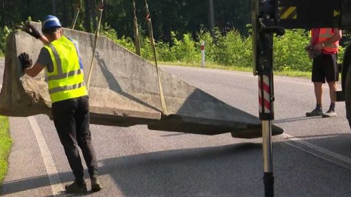 Oprava silnice na Ještěd