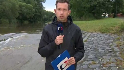 Hladiny řek po deštích