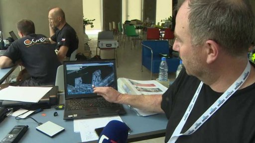 Pátrání po přeživších exploze