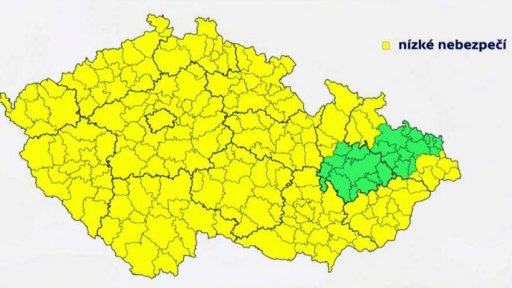 Bouřky a lijáky v Česku