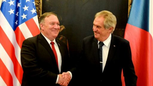 Mike Pompeo v ČR