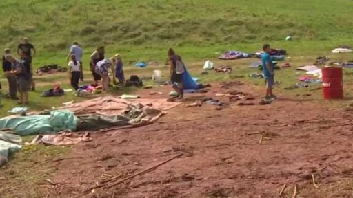 Následky silných bouřek