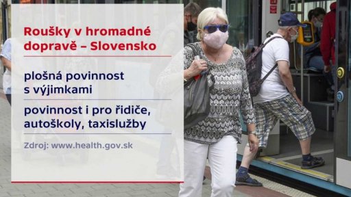 Roušky v okolních zemích