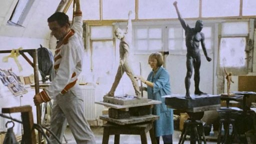 Pohřeb české sochařky Sedlecké