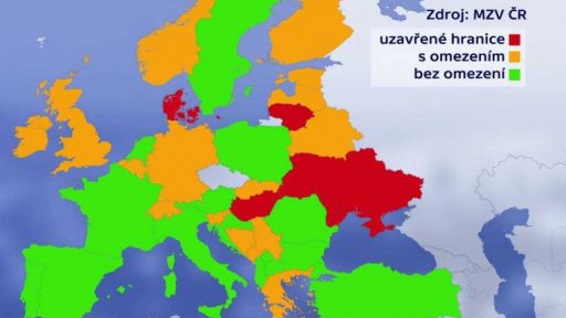 Semafor pro cesty za hranice