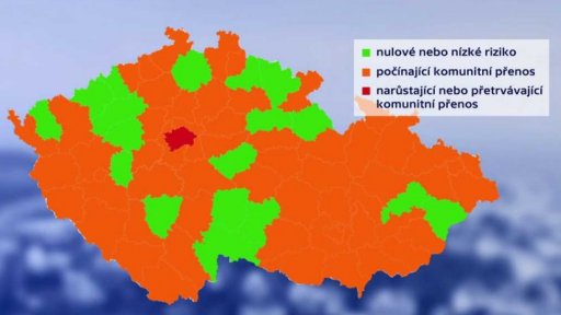Vývoj počtu nakažených v ČR