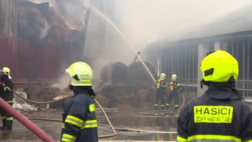 Požár na Náchodsku