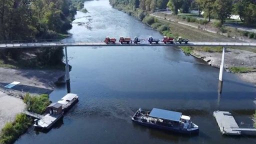 Otevření trojské lávky