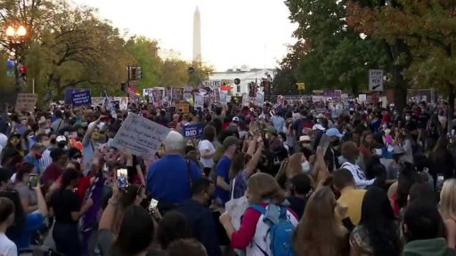 Oslavy vítězství Joea Bidena