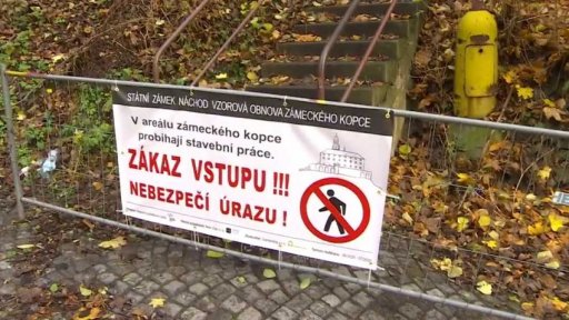 Sanace svahu pod náchodským zámkem