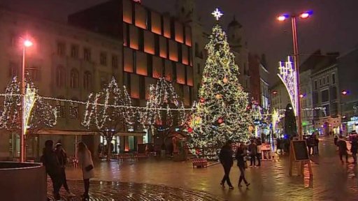 Vánoční strom v Brně