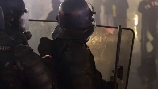 Zadržení demonstranti ve Francii