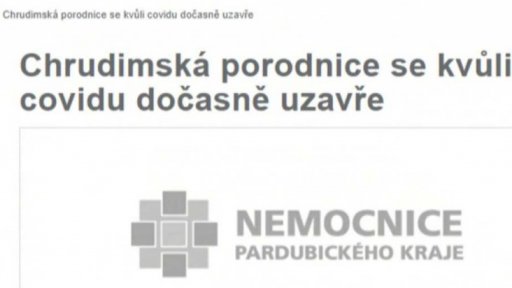 Uzavření chrudimské porodnice kvůli koronaviru