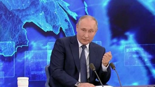 Tisková konference Vladimira Putina