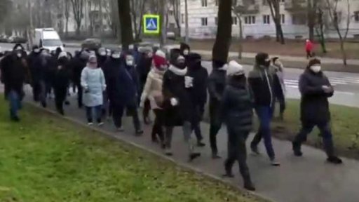 Protest v Bělorusku