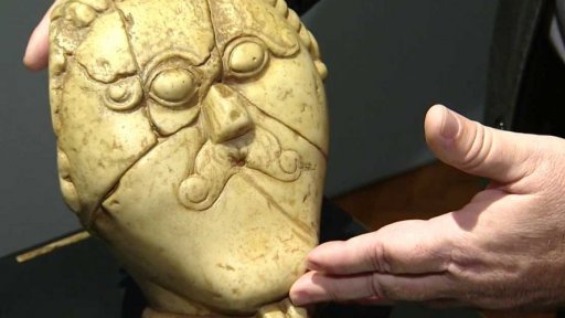 Převoz keltské hlavy do Olomouce