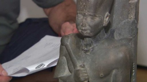 Příprava egyptské výstavy