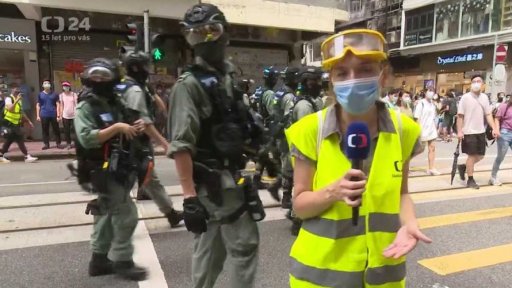 Reportáž dne: Nepokoje v Hongkongu