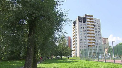 Reportáž dne: Požár panelového domu v Bohumíně