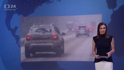 Sníh komplikoval dopravu