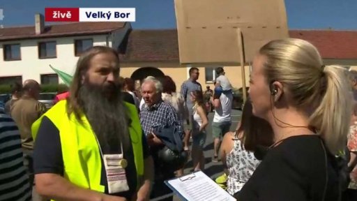 Protesty proti úložišti jaderného odpadu