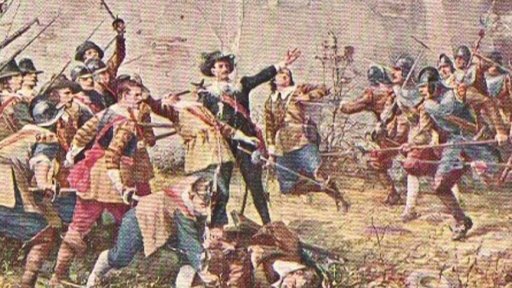 Mýtus o posledním odporu Moravanů u zdi obory letohrádku