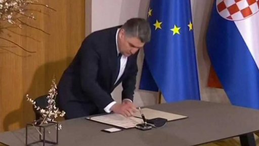 Chorvatský prezident složil přísahu