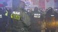 Násilné protesty v ulicích Varšavy