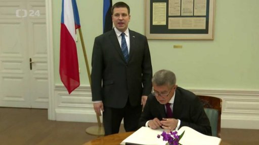 Návštěva Andreje Babiše v Estonsku