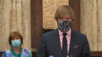 Tisková konference ministra zdravotnictví Adama Vojtěcha
