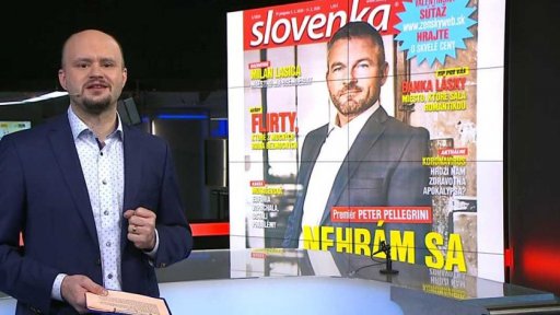 Titulní strana: Peter Pellegrini pro časopis Slovenka