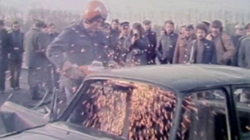 Ukázka zásahu vozu rychlé technické pomoci (1983)