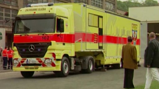 Pražská záchranná služba má nový záchranářský kamion (2006)