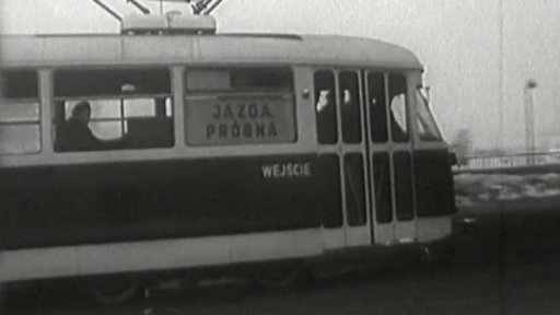 Čs. tramvaje ve varšavských ulicích (1956)