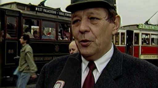 Průvod tramvají ke 120. výročí jejich provozu (1995)