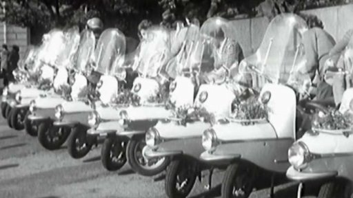 Okružní jízda republikou na skútrech skončila (1959)