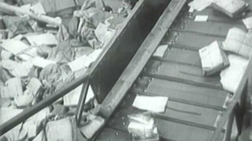 Starý papír - cenná surovina pro papírny (1953)