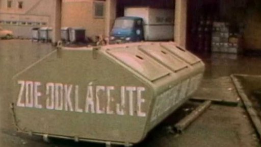 Kontejner na nevratné sklo (1980)