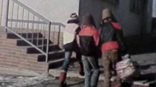 Pražské Jižní Město - výkupny Sběrných surovin (1984)