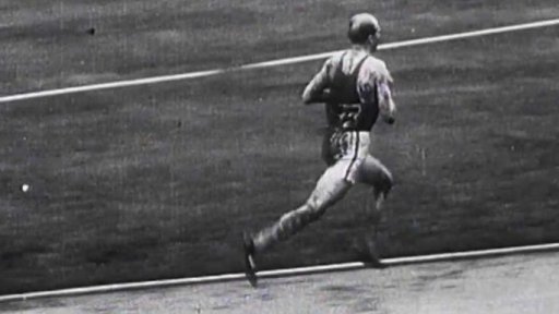 Běh na 5000 m - Zátopek druhý (1948)