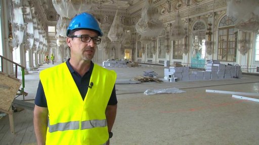 Oprava Španělského sálu