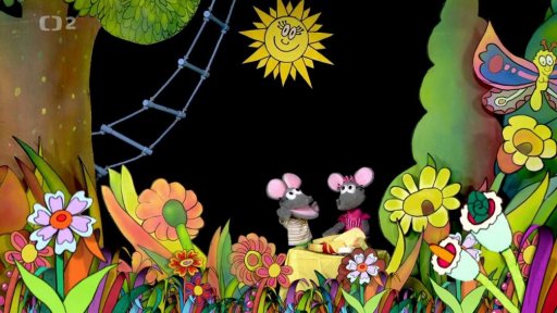 Tryskáček a Tryský si užívají sýrovou hostinu, vyžene je Mufokocour.