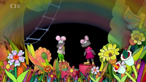 Tryskomyši se loučí s kamarády.