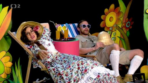 S pomocí zvuků moře a poté lesa si Žán Pól Polapil a teta Pipeta užívají jarní den