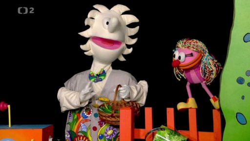 Pip kouzlí z pampelišek lišky, Pipeta mu sebere košík a slíbí Otylce, že z květů uvaří med.